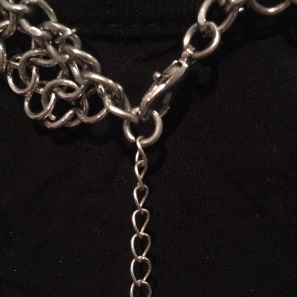 Silver Statement Necklace - Picture 3 of 5